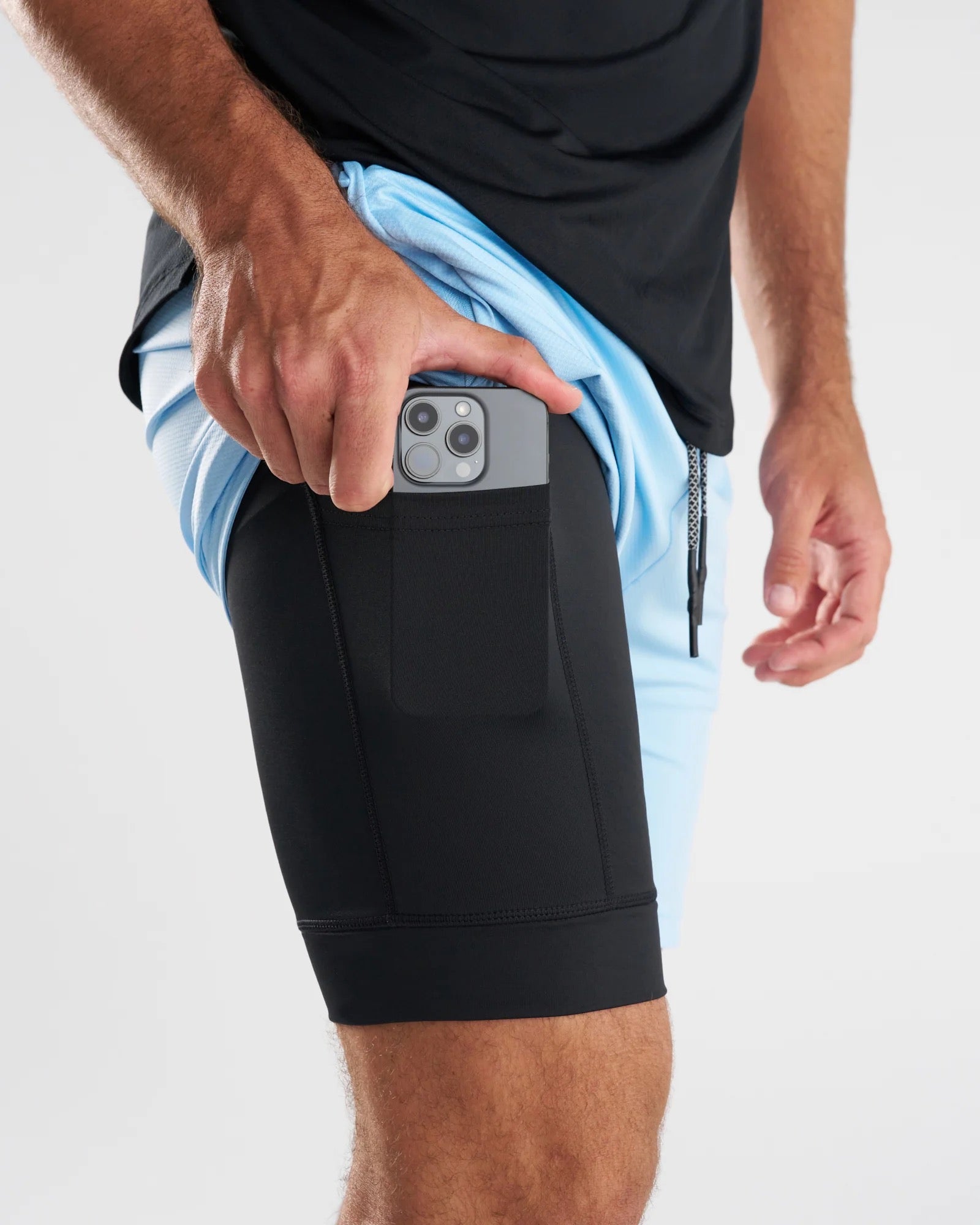 Aura-Tech™ Liner Short - Sky Blue